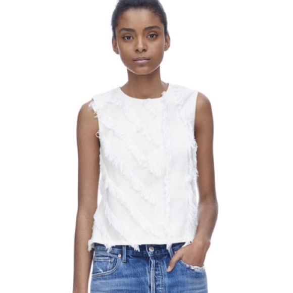 Rebecca Taylor Tops - Rebecca Taylor Bias Fringe Top. Size 2 & 4. NWT.